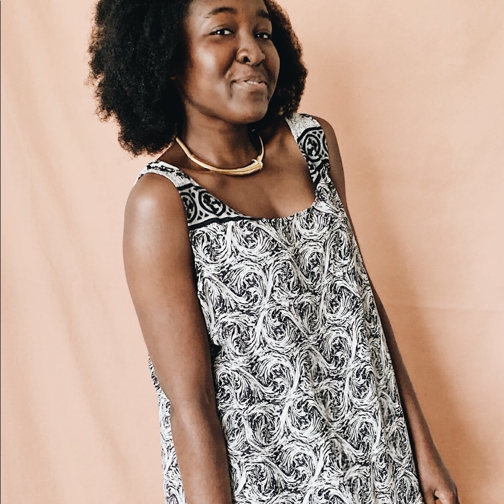 Vintage Boho Maxi Dress / MuuMuu